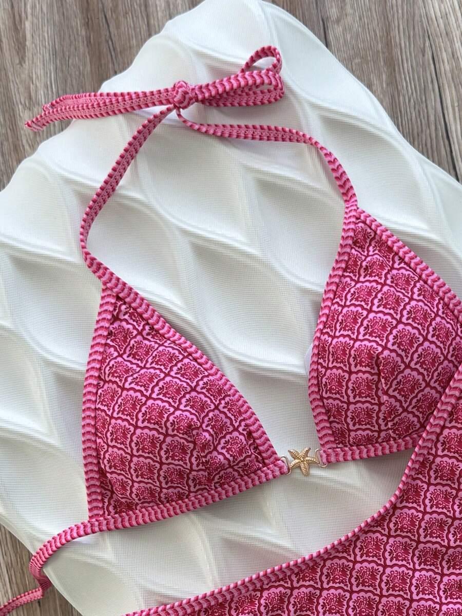 SWIM VCAY RÓŻOWY KOSTIUM KĄPIELOWY BIKINI KOMPLET S09__XS
