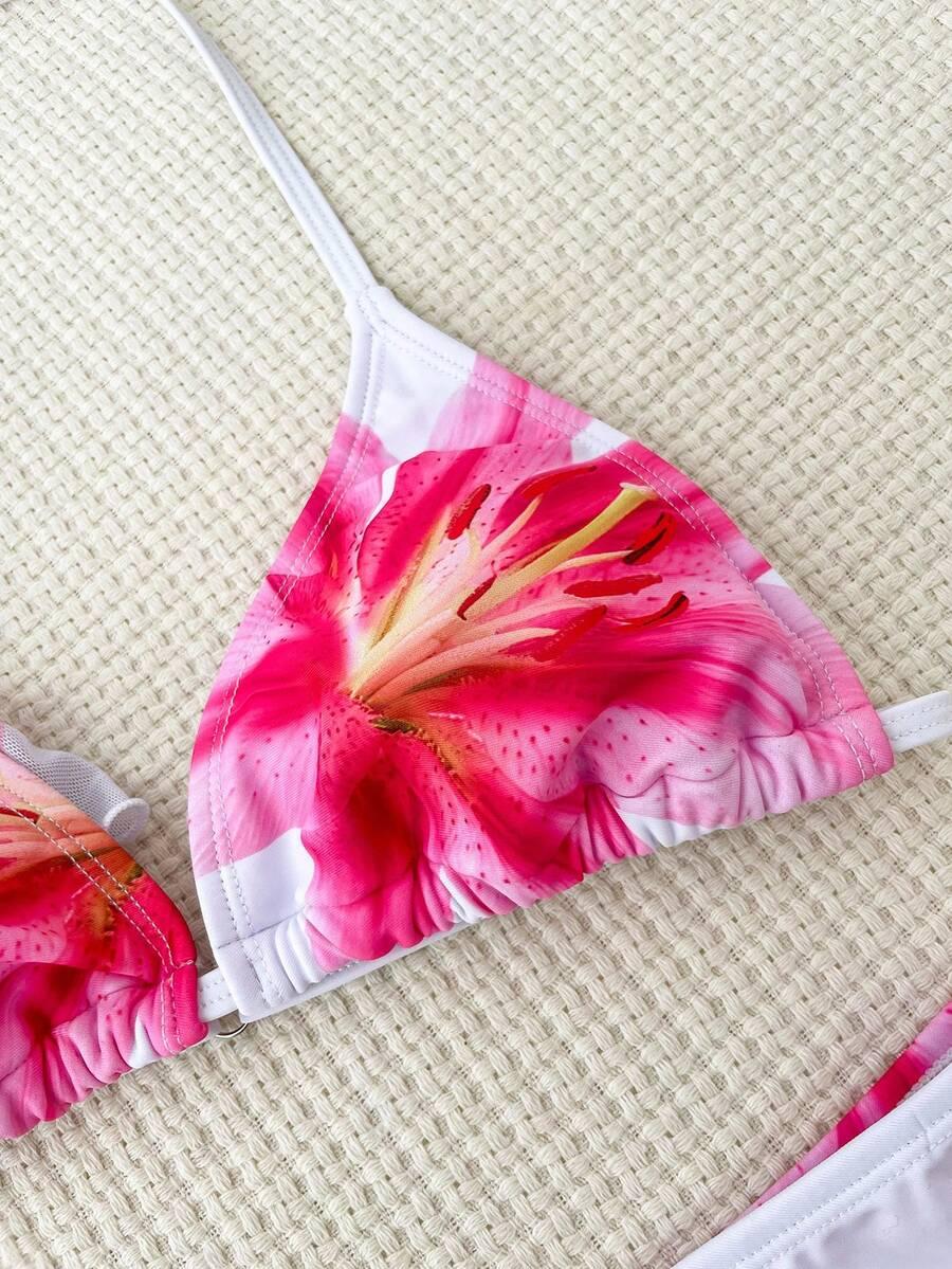 SHEIN DWUCZĘŚCIOWY STRÓJ KĄPIELOWY PAREO S09__164/170