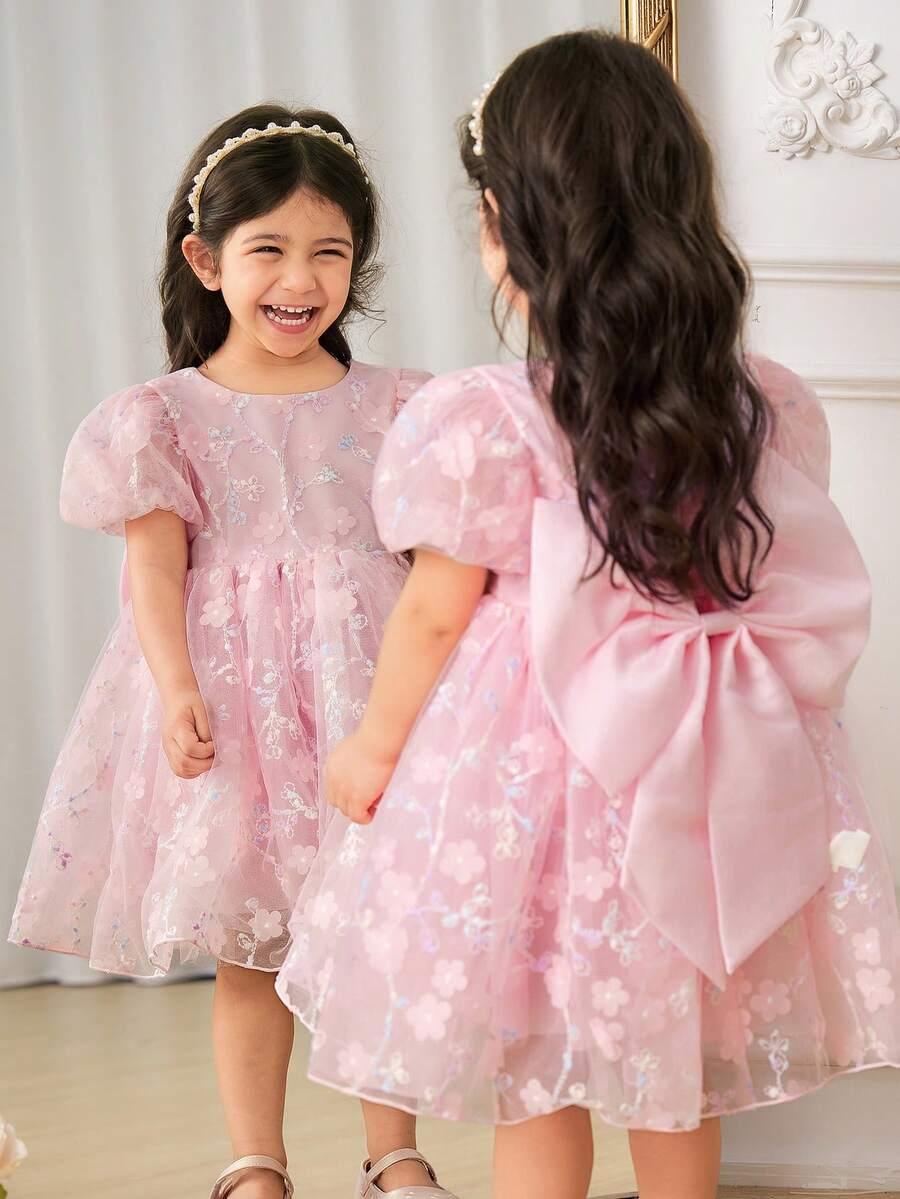 SHEIN RÓŻOWA SUKIENKA TIUL S06__74-80