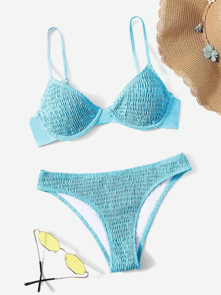 SHEIN DWUCZĘŚCIOWY STRÓJ KĄPIELOWY S09__XXS