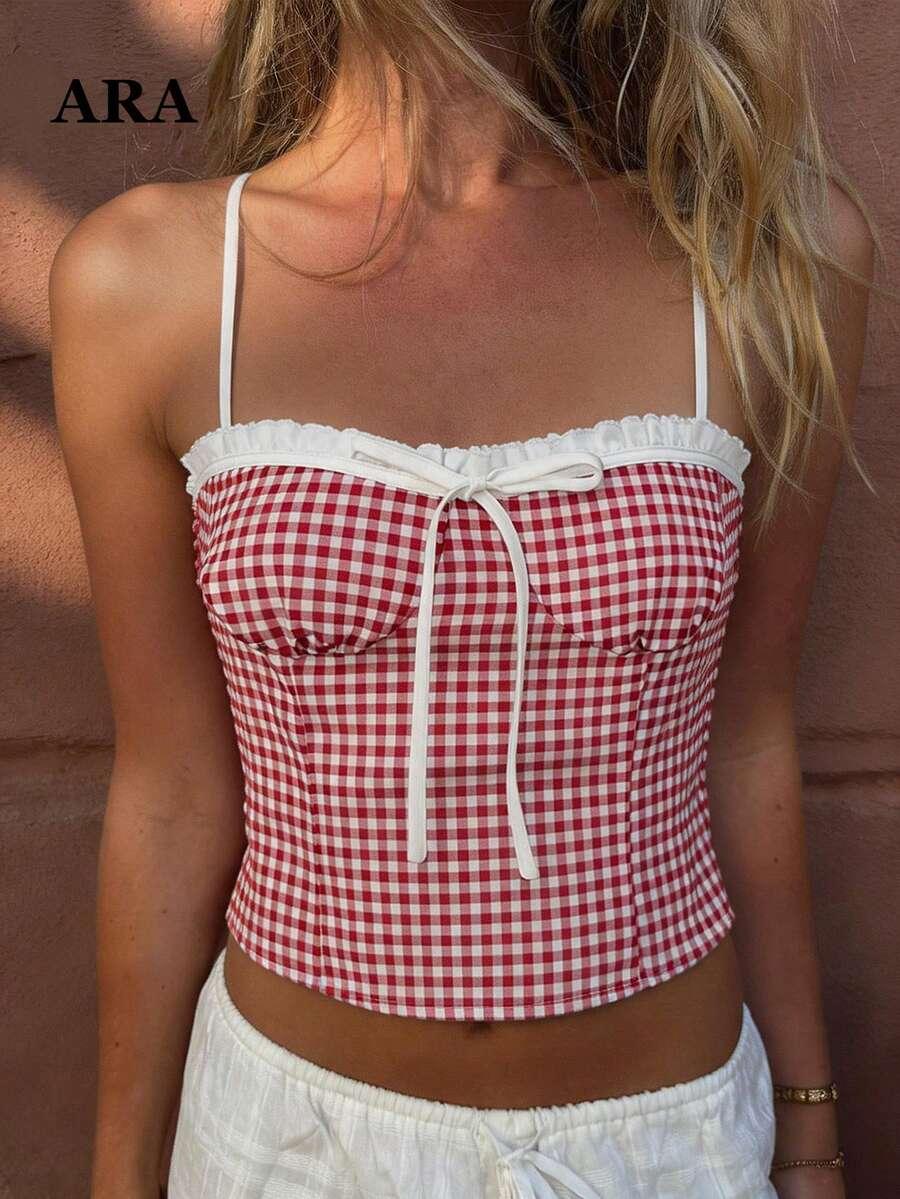 SHEIN TOP NA RAMIĄCZKACH S06__S