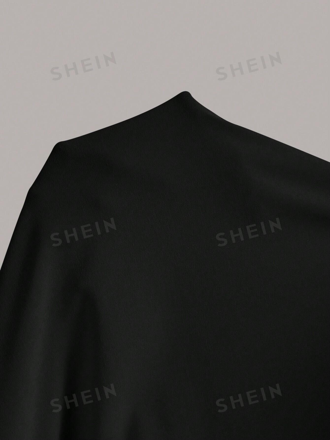 SHEIN CZARNA MIDI SUKIENKA S06__46