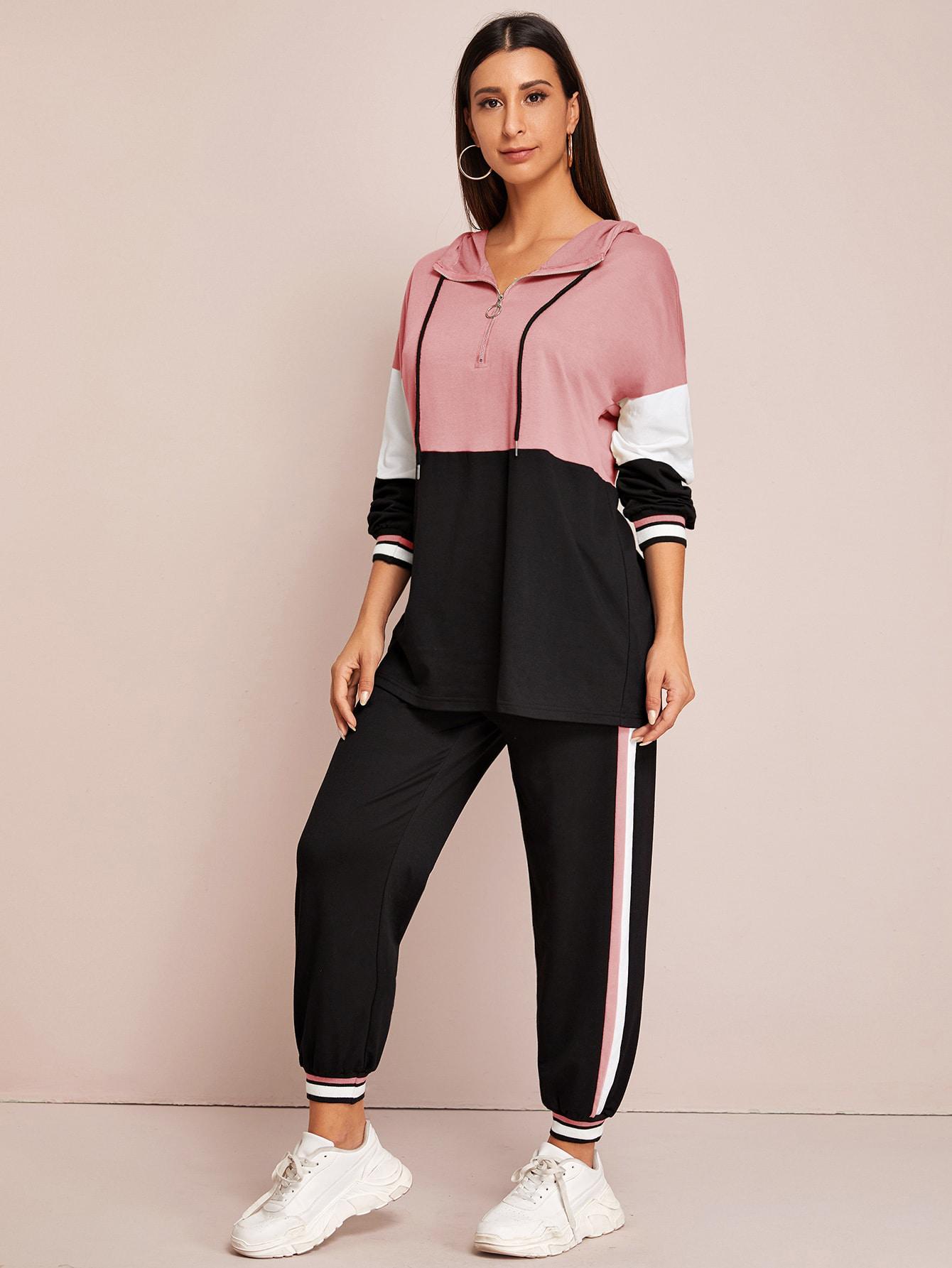 SHEIN DRESOWY KOMPLET BLUZA SPODNIE S06__M