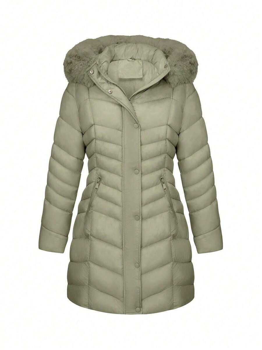 SHEIN ZIELONA PIKOWANA KURTKA W01__M