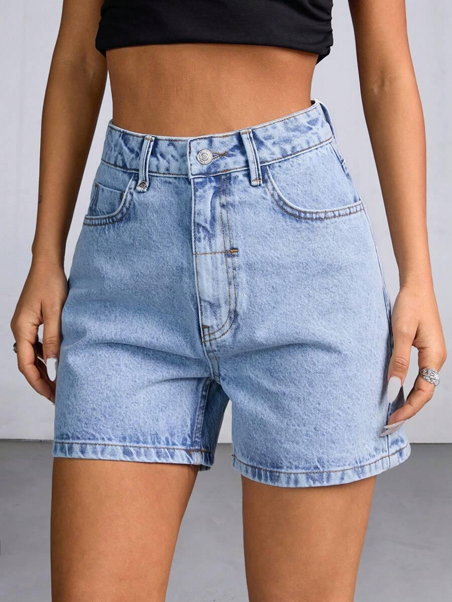 EURMUSE NIEBIESKIE SPODENKI JEANS S06__L