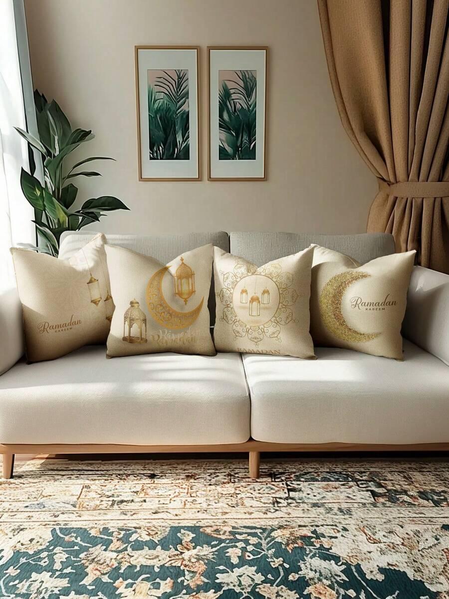 SHEIN KOMPLET POSZEWEK NA PODUSZKĘ 4-PACK 45X45CM