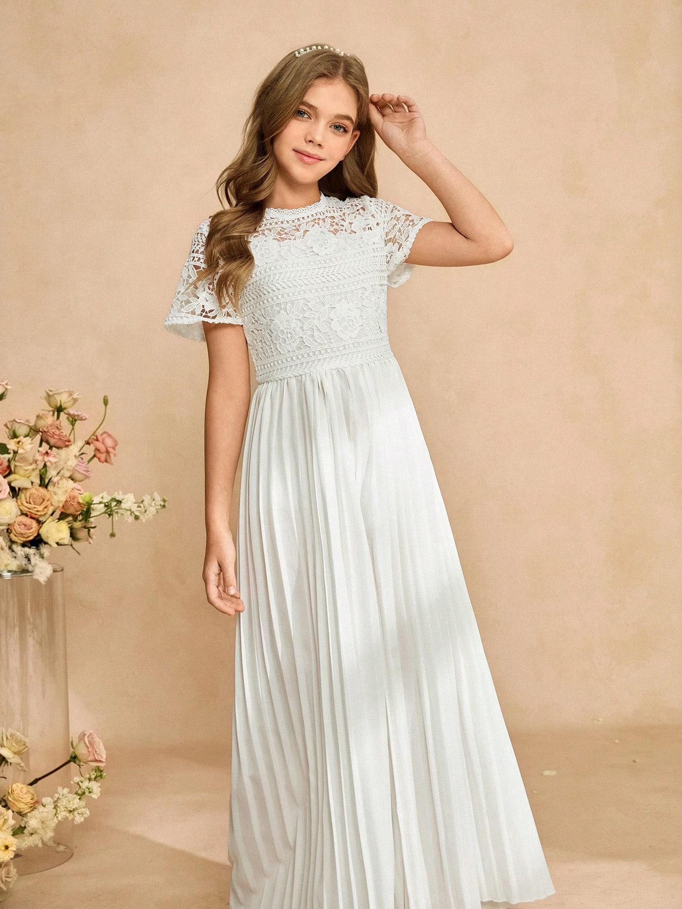 SHEIN BIAŁY KOMBINEZON Z KRÓTKIM RĘKAWEM S06__128-134