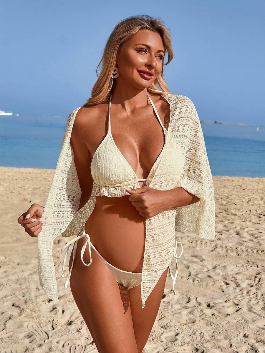 SWIM VCAY KOMPLET DWUCZĘŚCIOWY STRÓJ KĄPIELOWY SARONG S09__XL