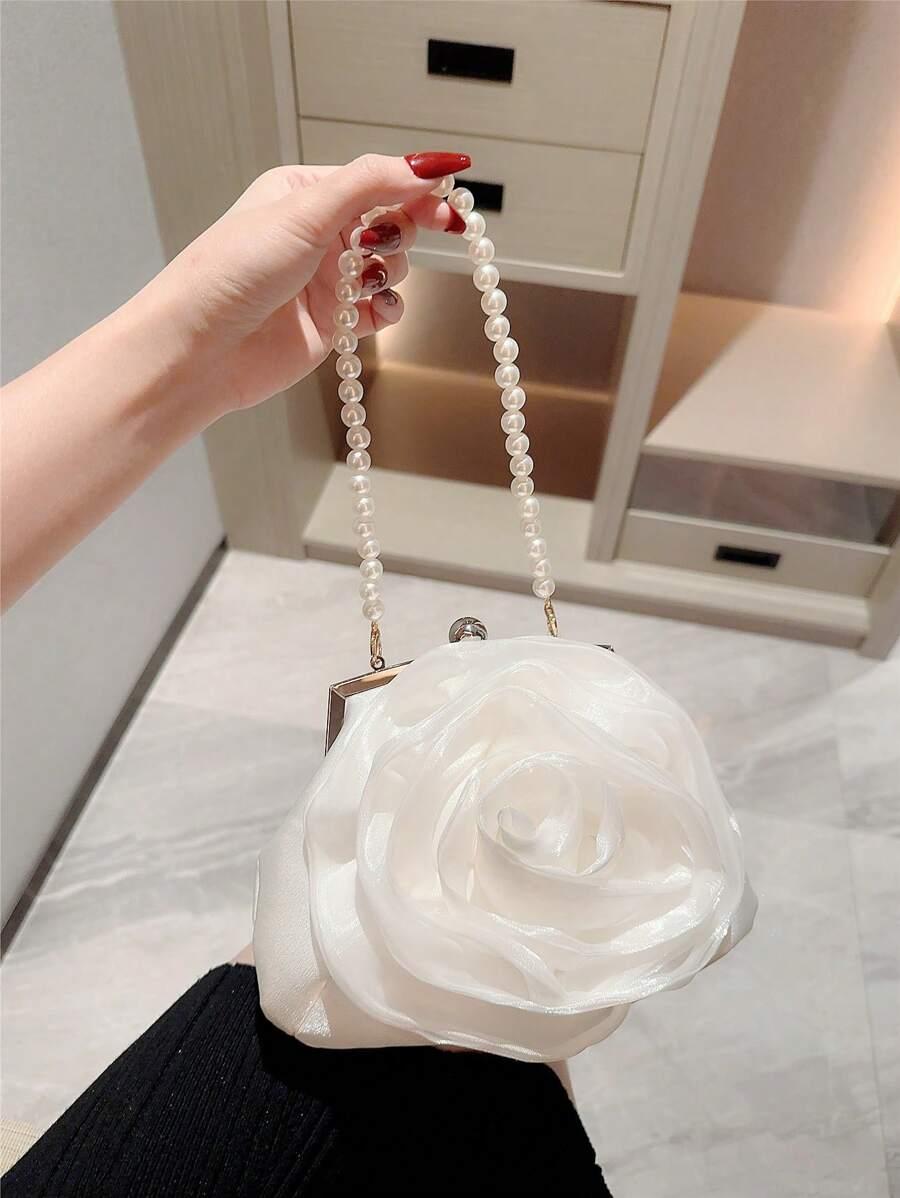 SHEIN BIAŁA TOREBKA KOPERTÓWKA S07__23X16