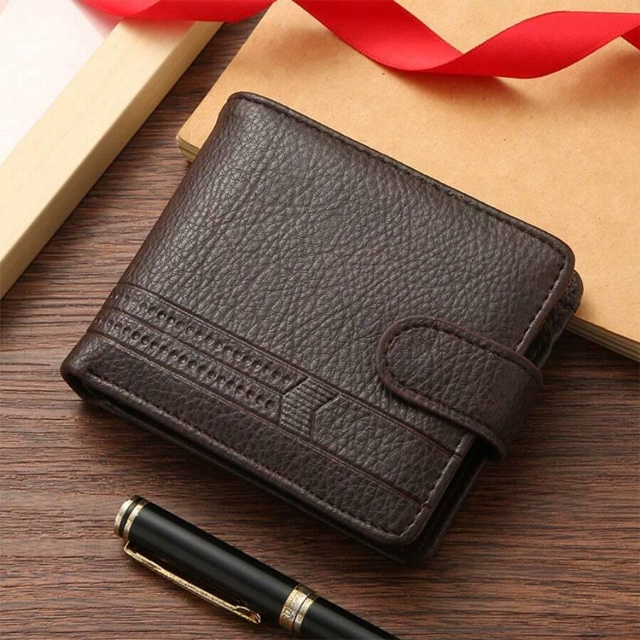 SHEIN BRĄZOWY PORTFEL ZAPIĘCIE S07__12X10