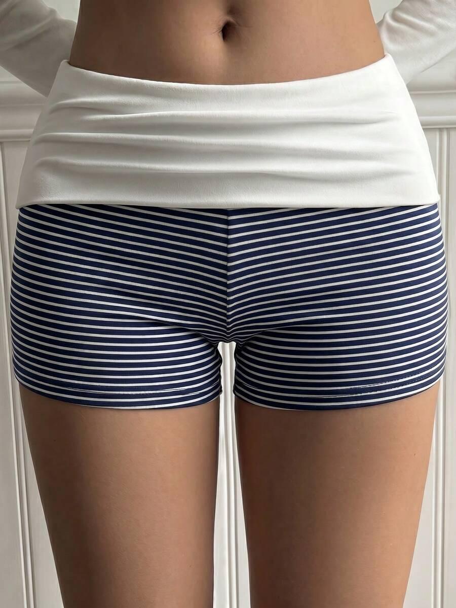 SHEIN KRÓTKIE SPODENKI W PASKI S06__S