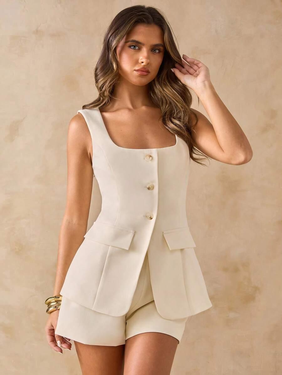 SHEIN KAMIZELKA SPODENKI KOMPLET S09__XXS
