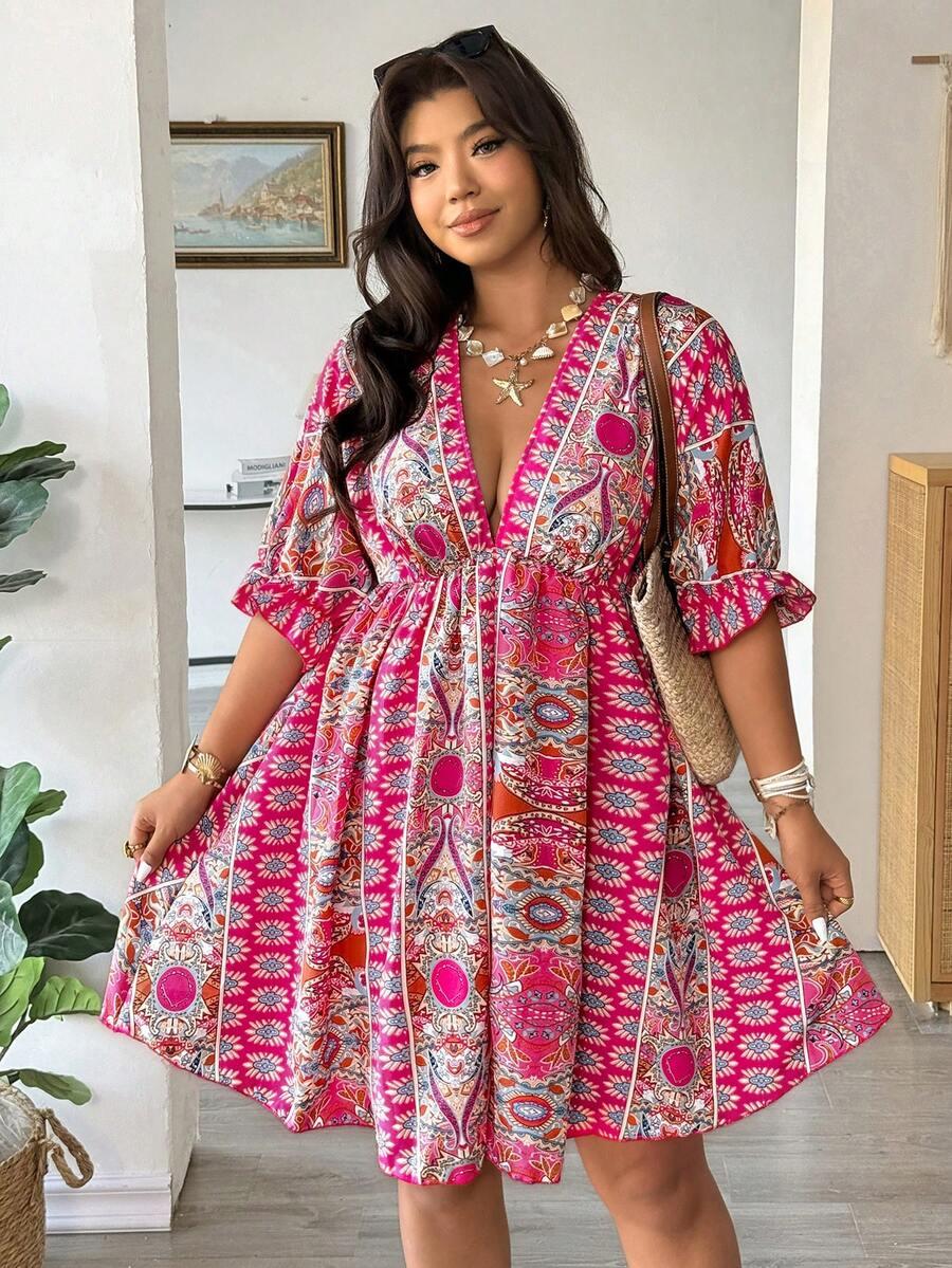 SHEIN MINI SUKIENKA WZÓR S06__XXL