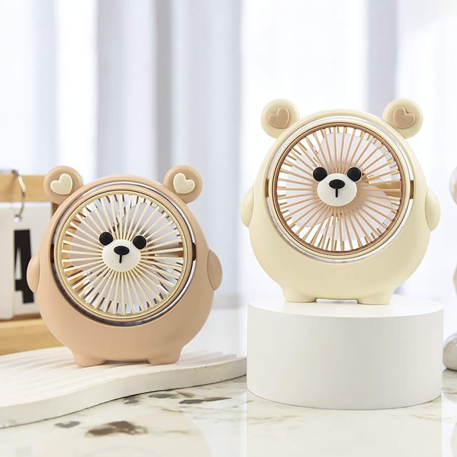 SHEIN BEŻOWY MINI WENTYLATOR S07