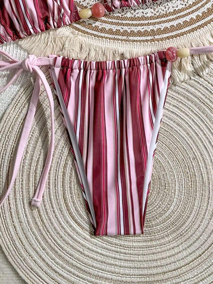 SHEIN DWUCZĘŚCIOWY STRÓJ KĄPIELOWY WZÓR S09__S