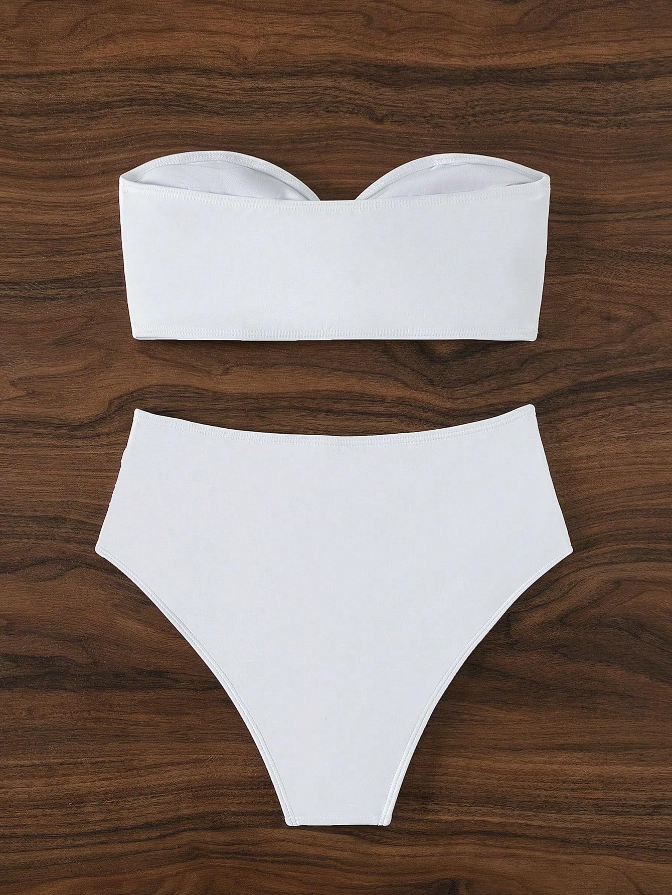 SHEIN DWUCZĘŚCIOWY STRÓJ KĄPIELOWY S09__M