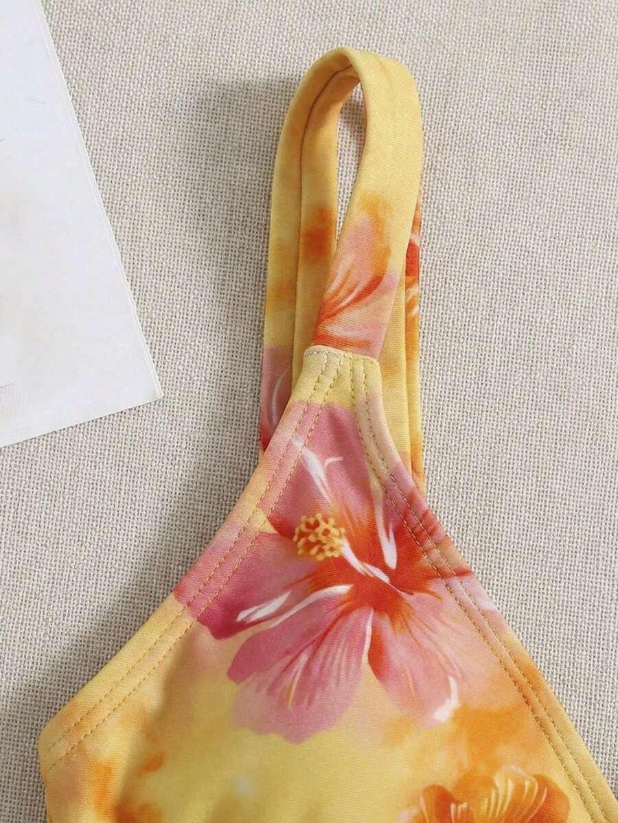 SHEIN DWUCZĘŚCIOWY STRÓJ KĄPIELOWY S09__134/140