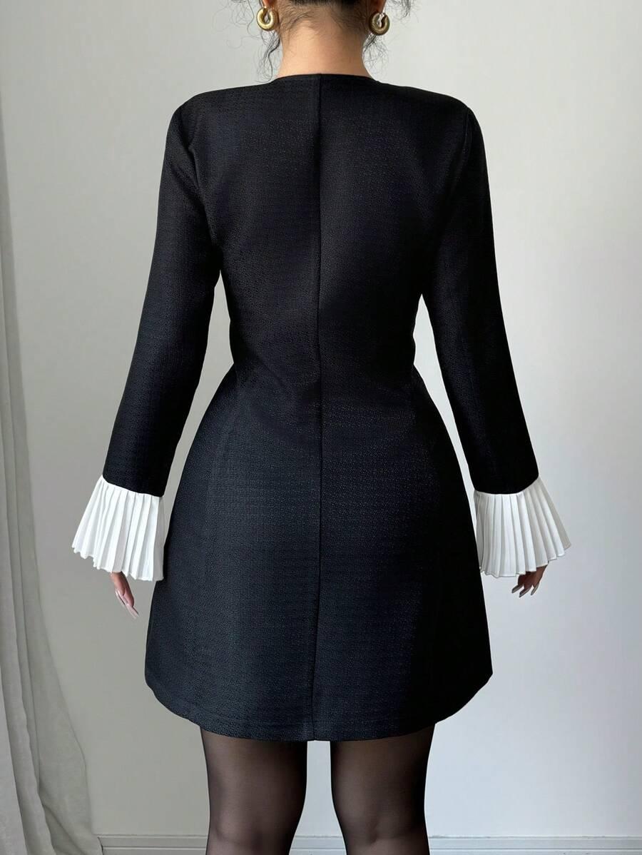 SHEIN SUKIENKA DŁUGI RĘKAW S06__XL