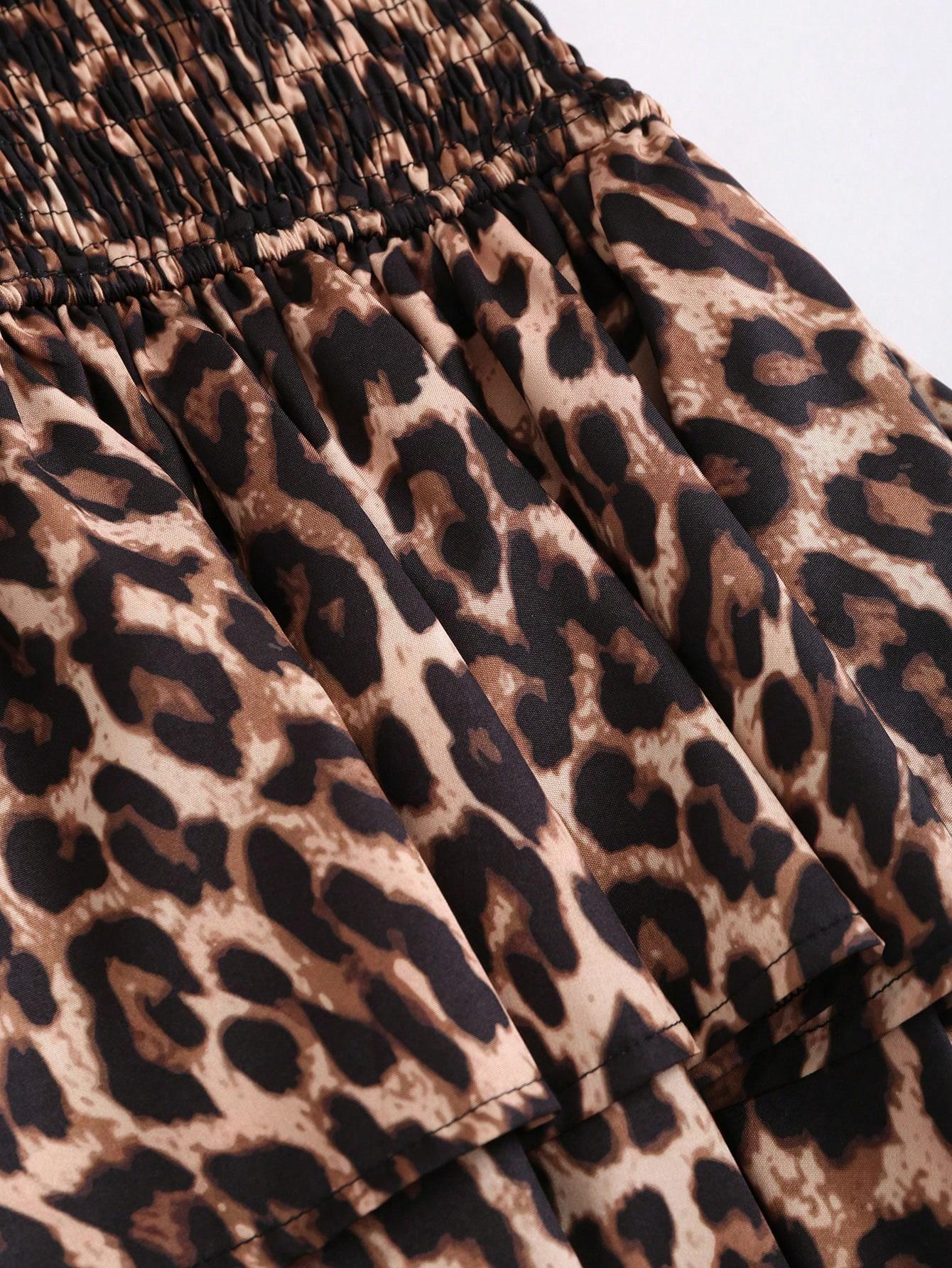 SHEIN MINI SUKIENKA ANIMAL PRINT S06__S