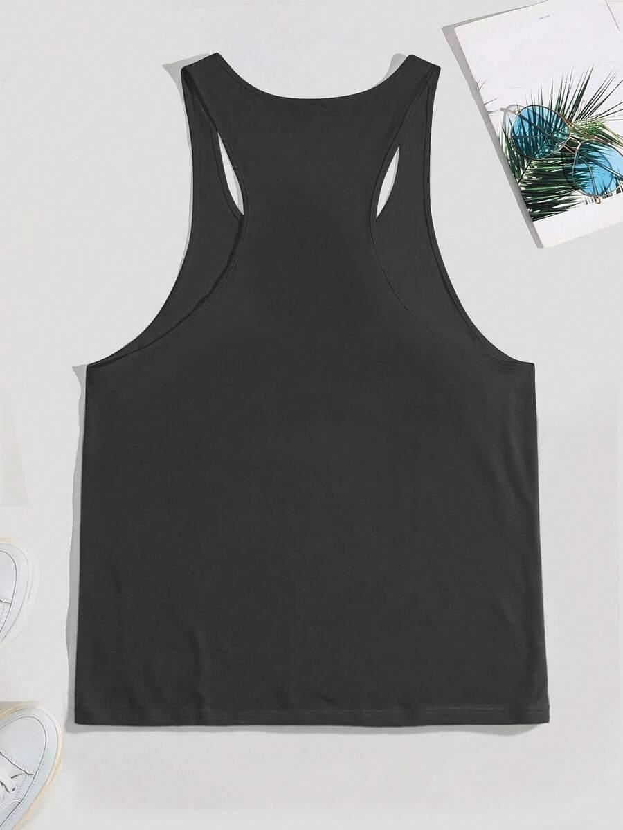 MANFINITY SZARA KOSZULKA NA RAMIĄCZKACH S06__3XL