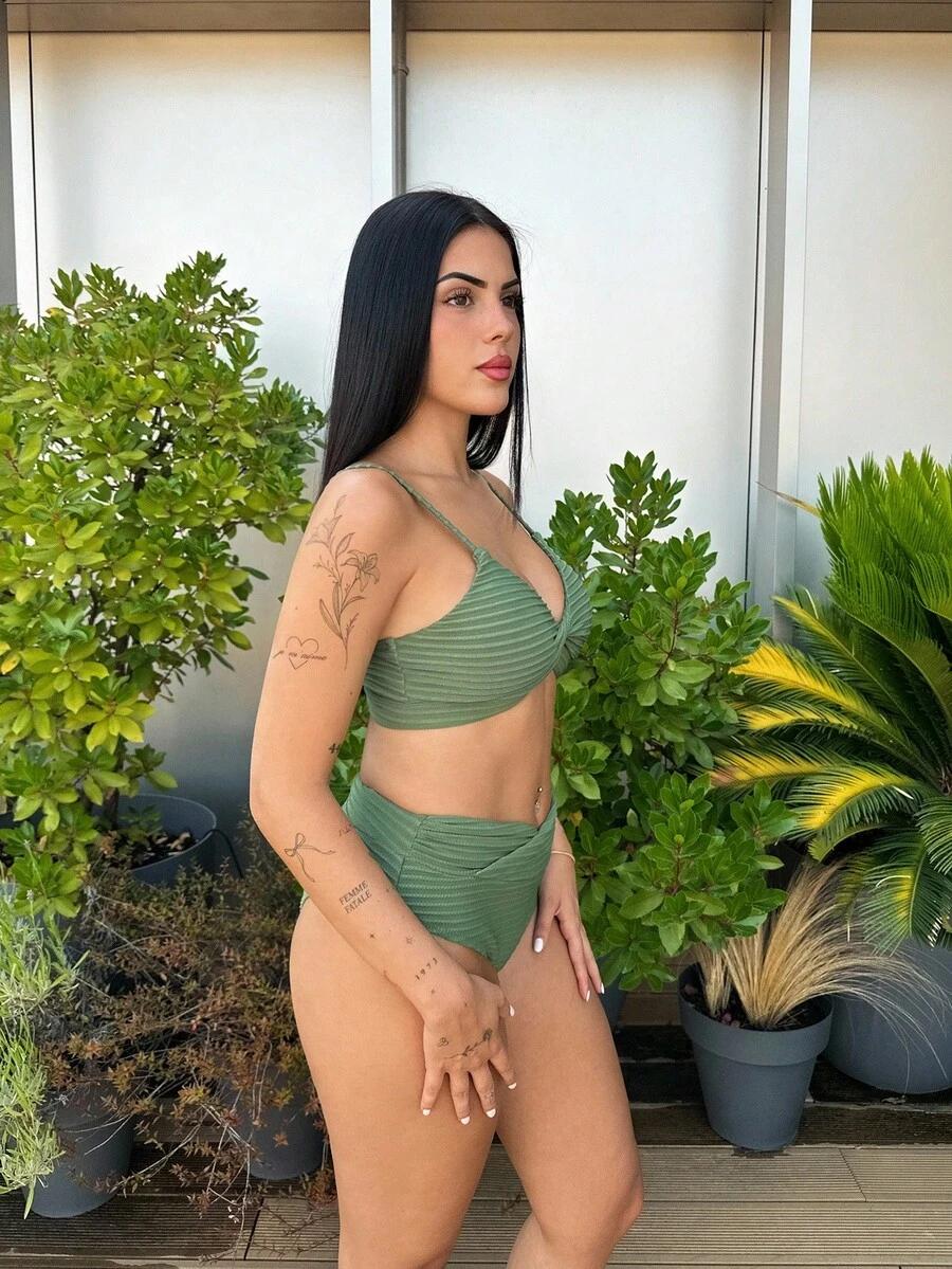 LUCIA BELLIDO ZIELONY KOMPLET BIKINI STRUKTURA PK01__XXL