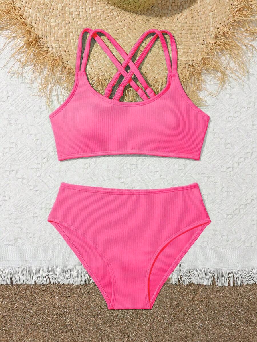 SHEIN DWUCZĘŚCIOWY STRÓJ KĄPIELOWY S09__146/152