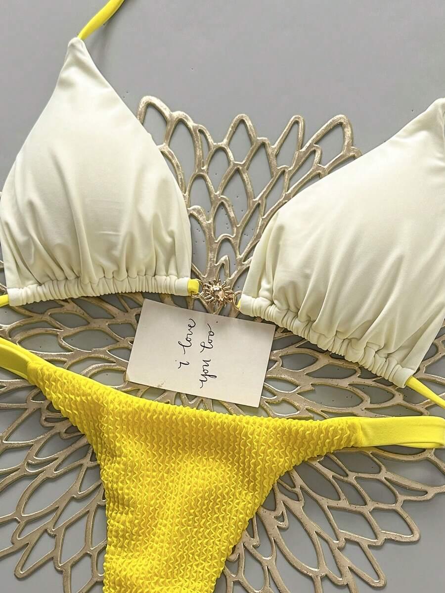 SHEIN DWUCZĘŚCIOWY STRÓJ KĄPIELOWY S09__S