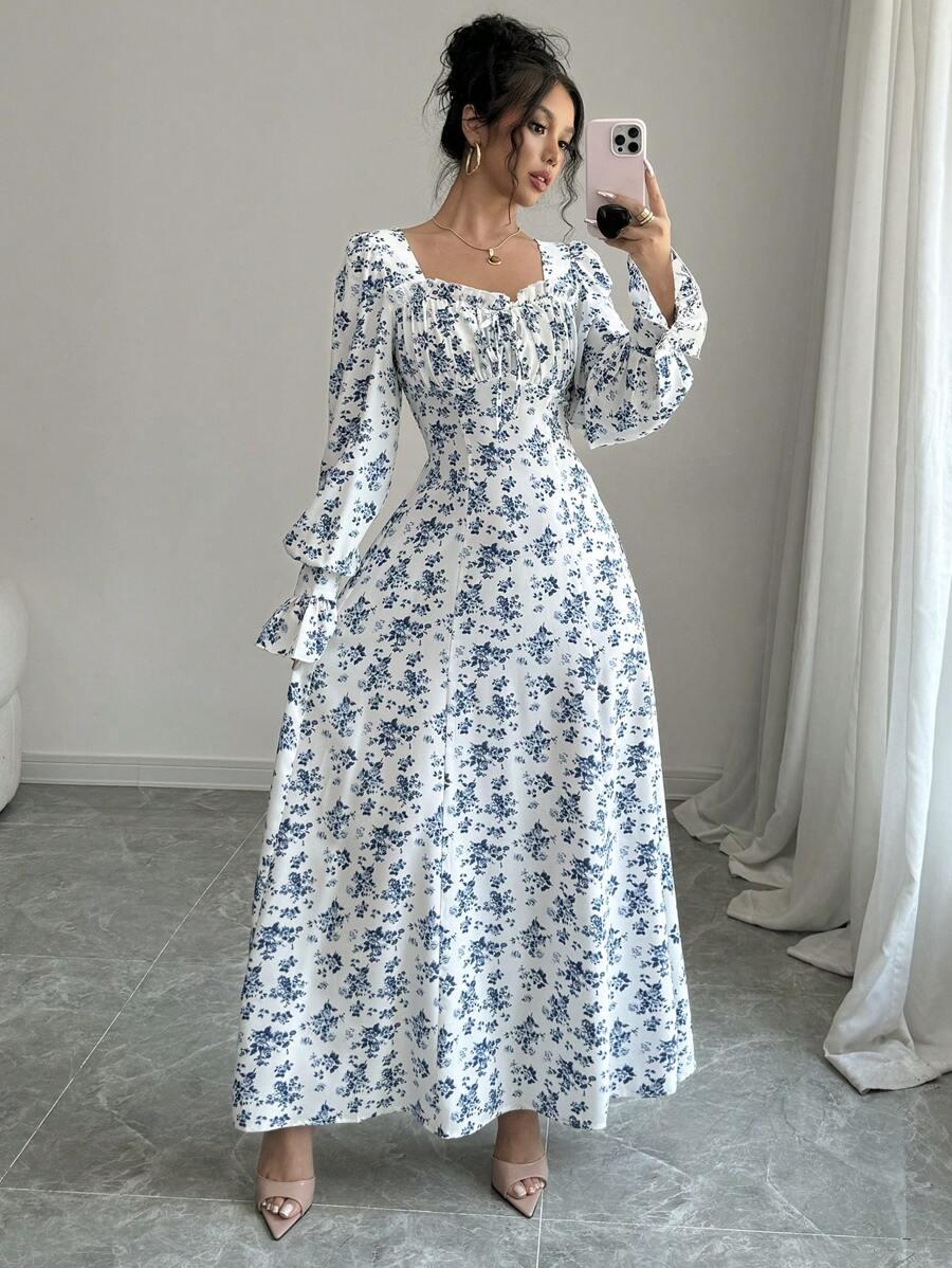 RAFFERIZA MAXI SUKIENKA KWIATY S06__XL