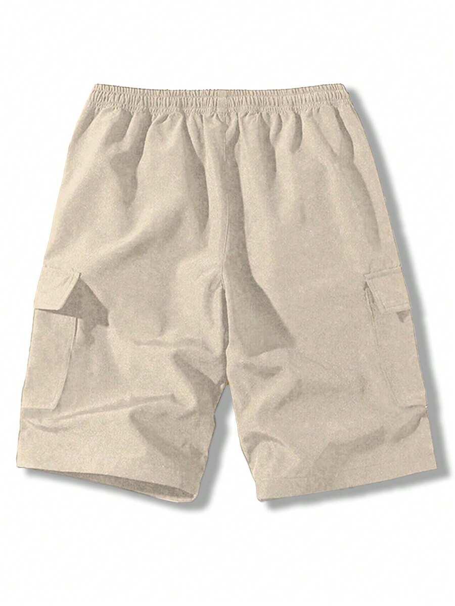SHEIN BEZOWE SPODENKI KIESZENIE S06__XXL
