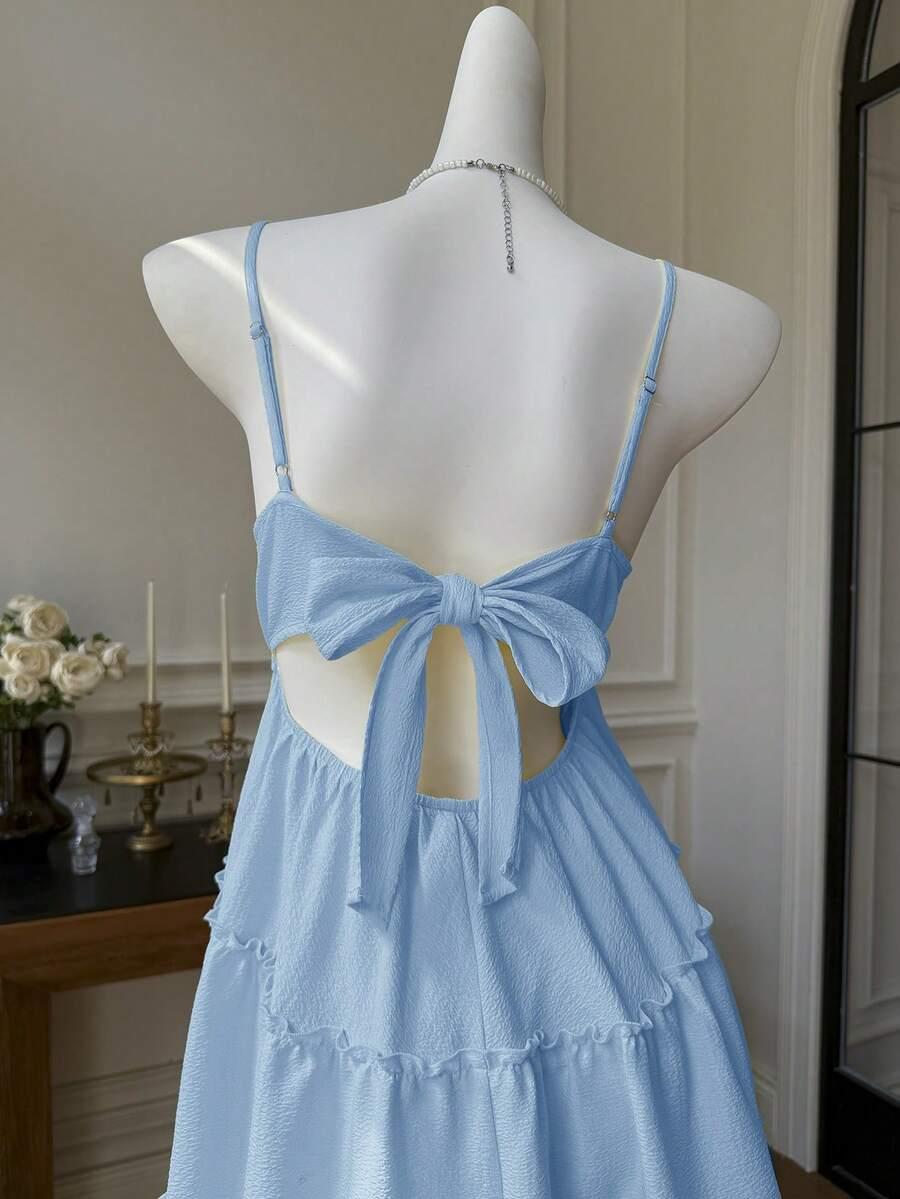 SHEIN NIBIESKA SUKIENKA MINI S06__L