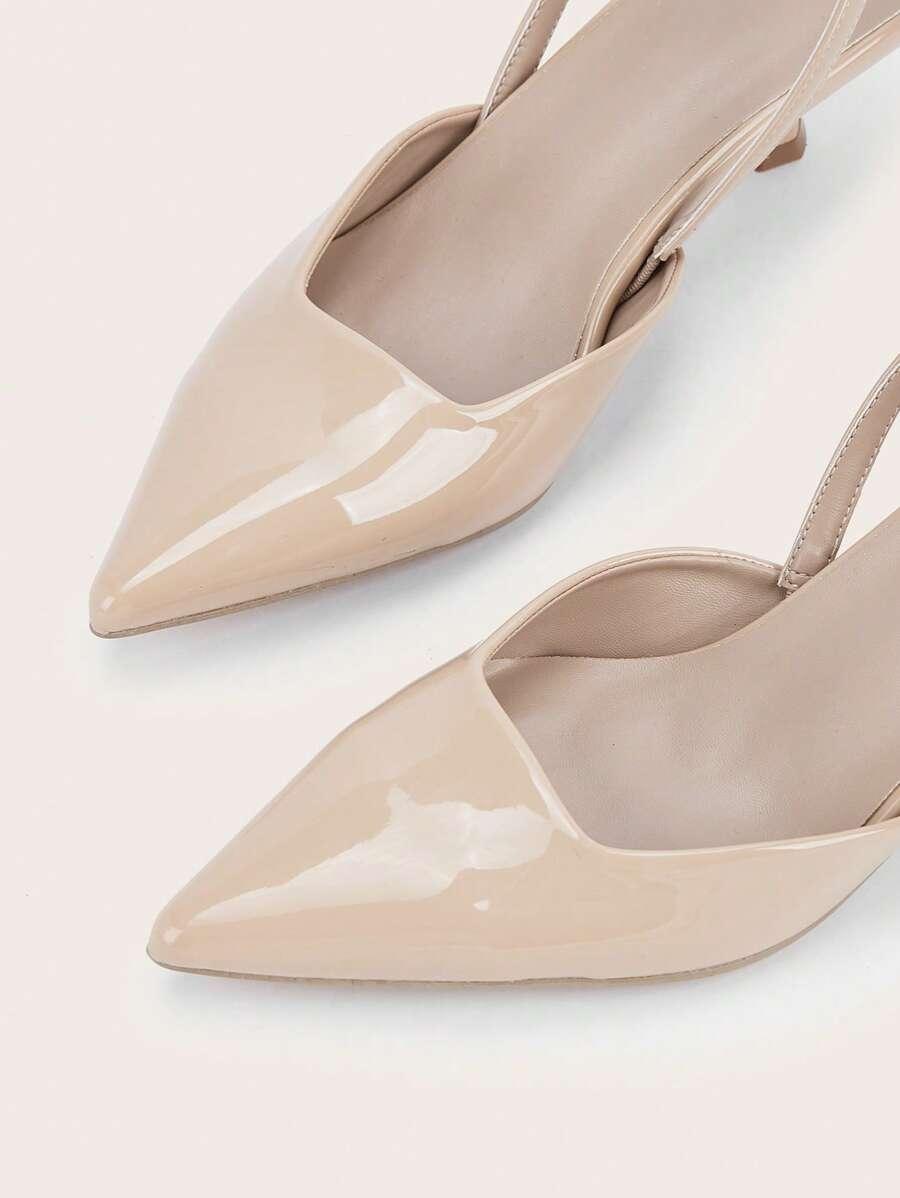 SHEIN BEŻOWE CZÓŁENKA SZPIC S06__36