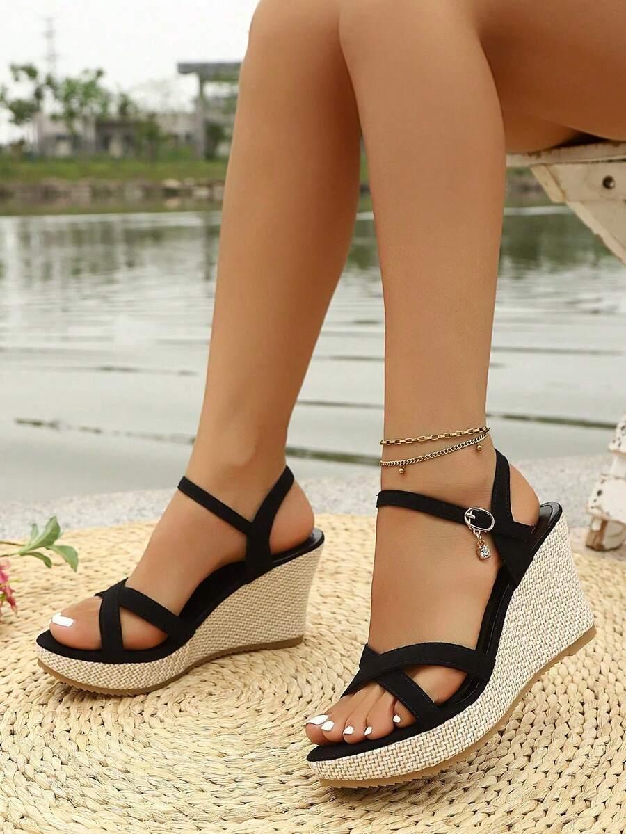 SHEIN SANDAŁY NA KOTURNIE KONTRAST S06__38