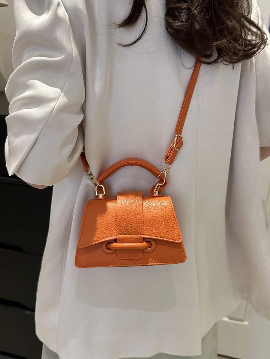 SHEIN POMARAŃCZOWA TOREBKA NA RAMIĘ S07__16X6,5X10