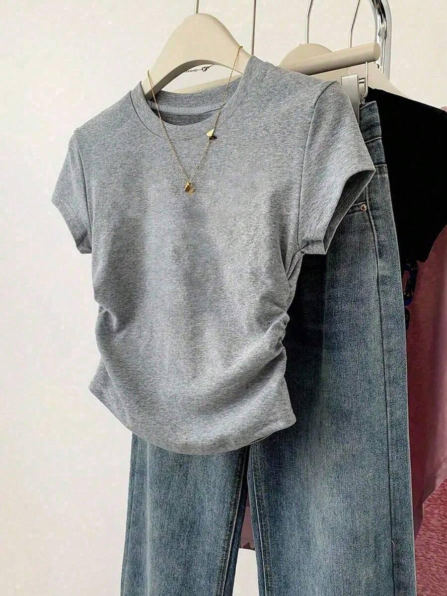 SHEIN BLUZKA KRÓTKI RĘKAW 4-PACK S06__162-166
