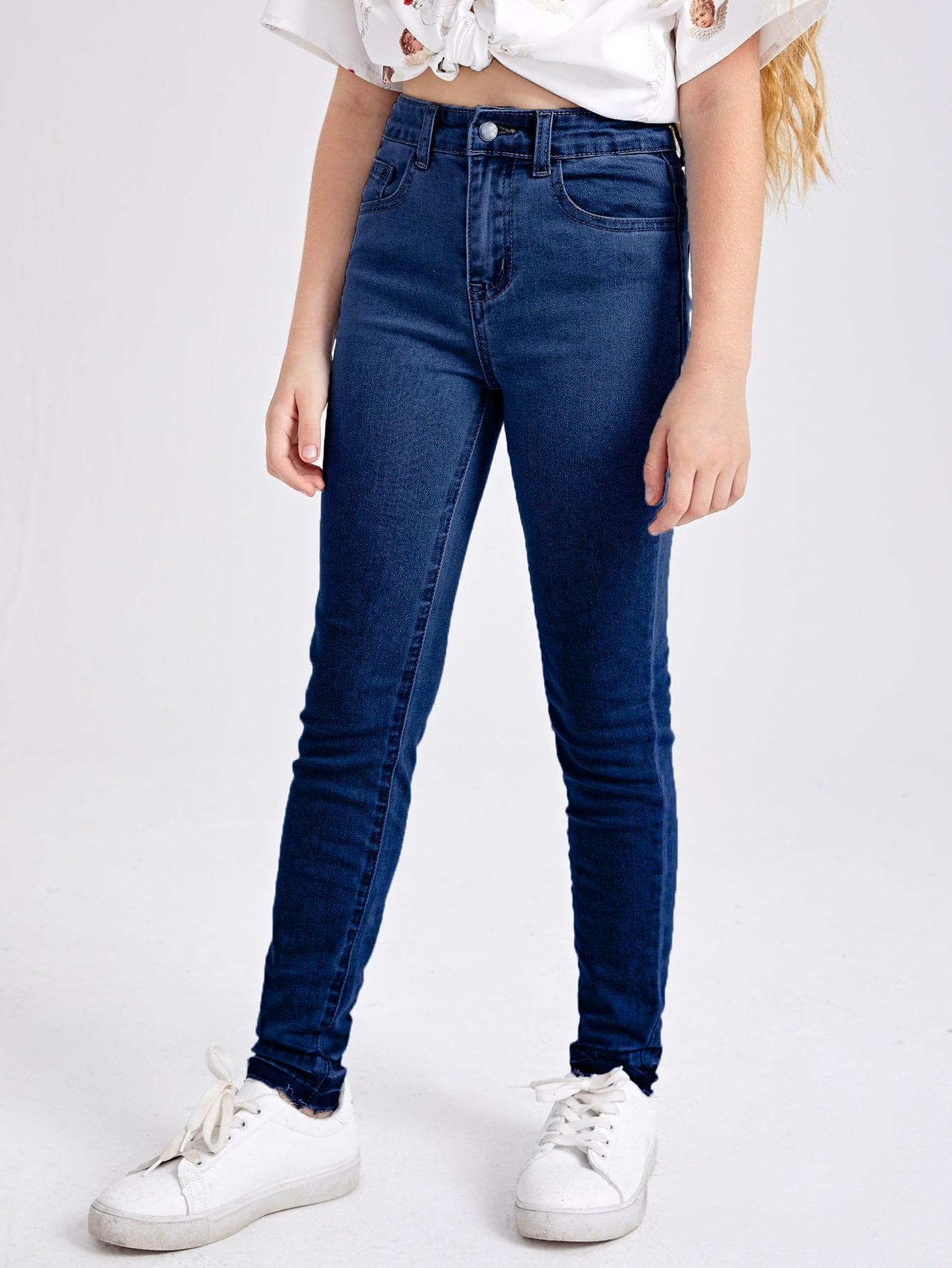 SHEIN SPODNIE RURKI JEANS PK01__164/170