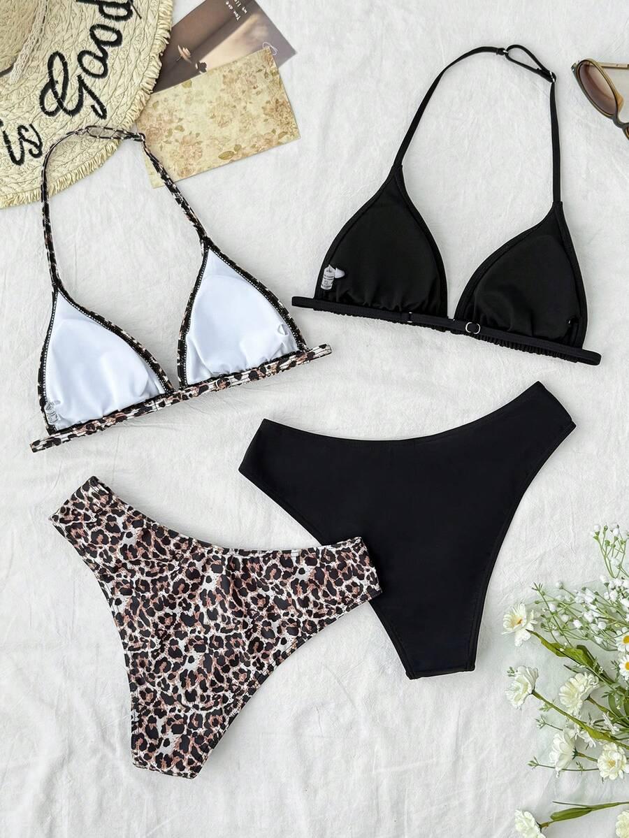 SHEIN DWUCZĘŚCIOWY STRÓJ KĄPIELOWY 2-PACK S09__164/170