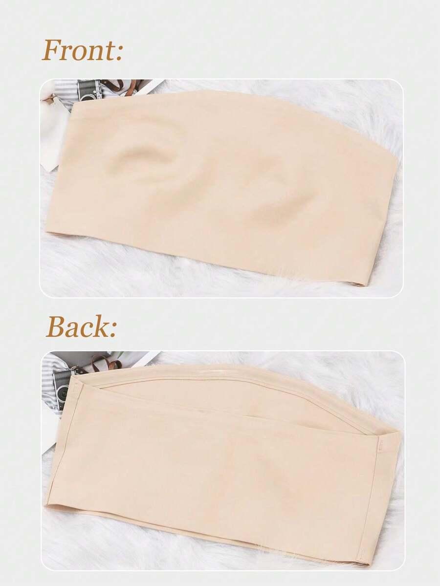 SHEIN BEŻOWY BIUSTONOSZ OPASKA S07__M