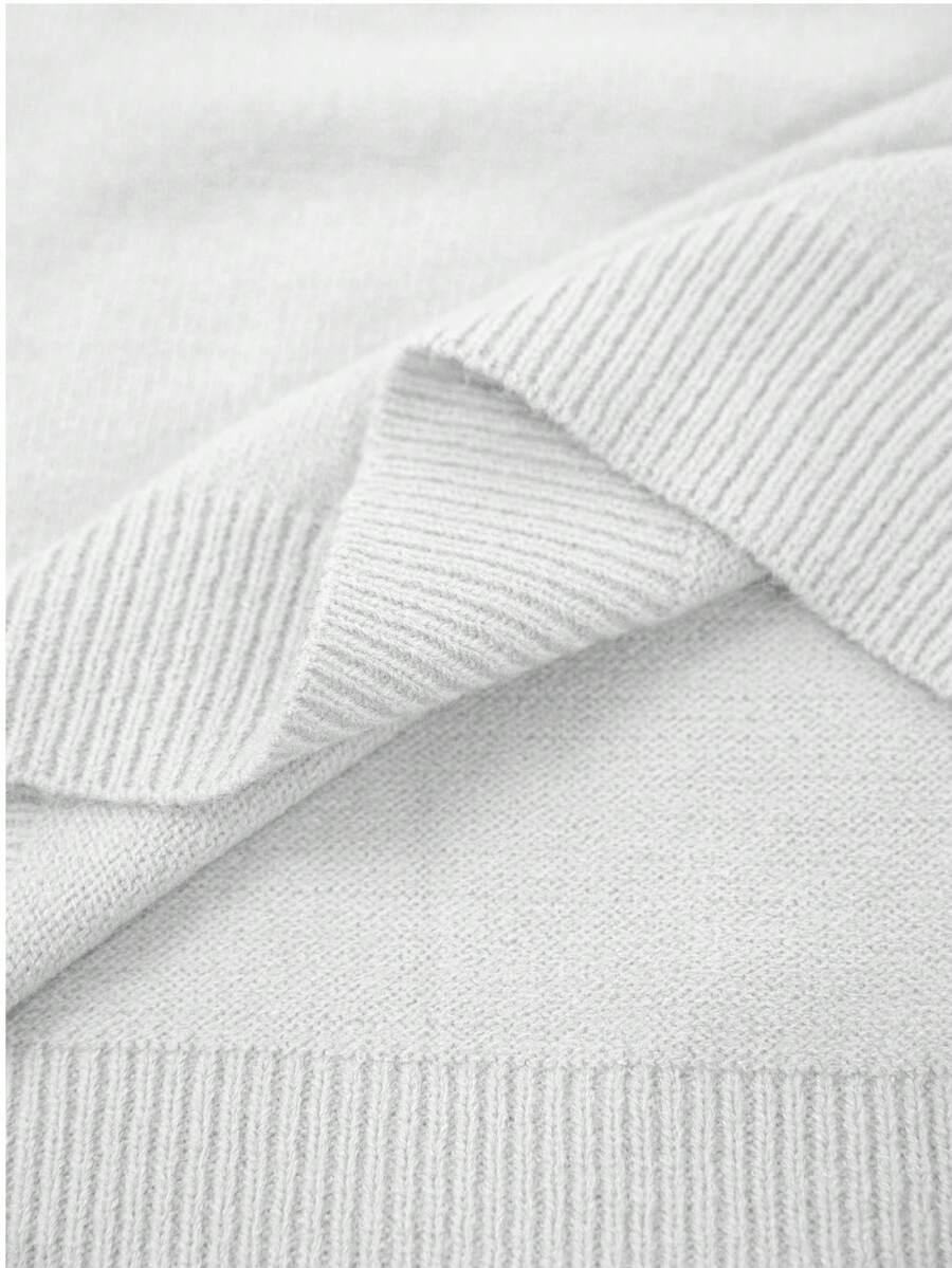 SHEIN BIAŁY SWETER DŁUGI RĘKAW S06__XXL