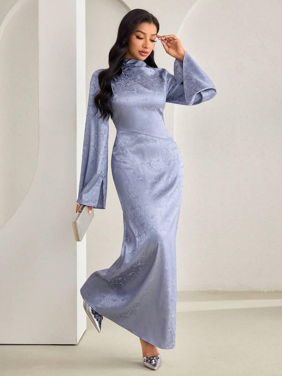 VEILORIE NIEBIESKA MAXI SUKIENKA S09__XL