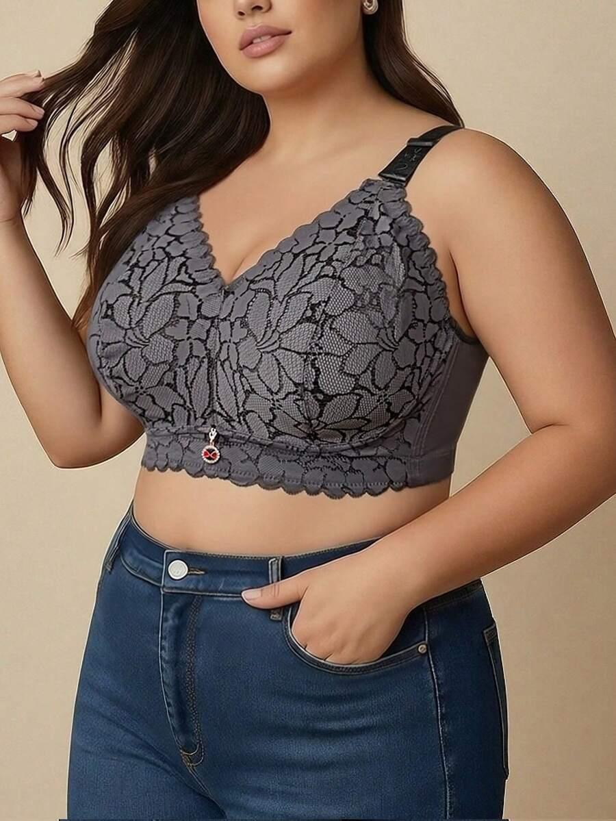 SHEIN FIOLETOWY MIĘKKI BIUSTONOSZ S06__50