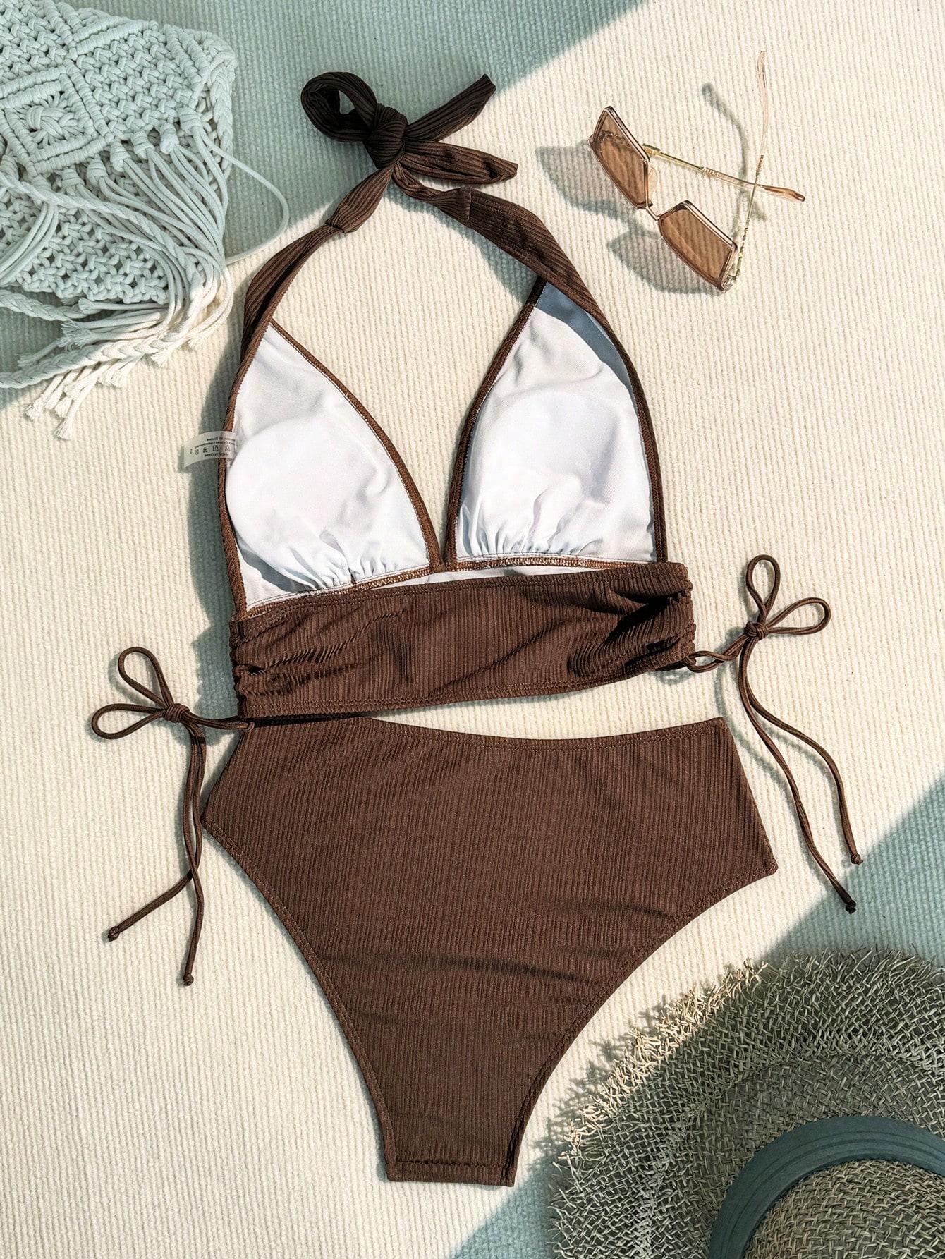 SHEIN DWUCZĘŚCIOWY STRÓJ KĄPIELOWY S09__M