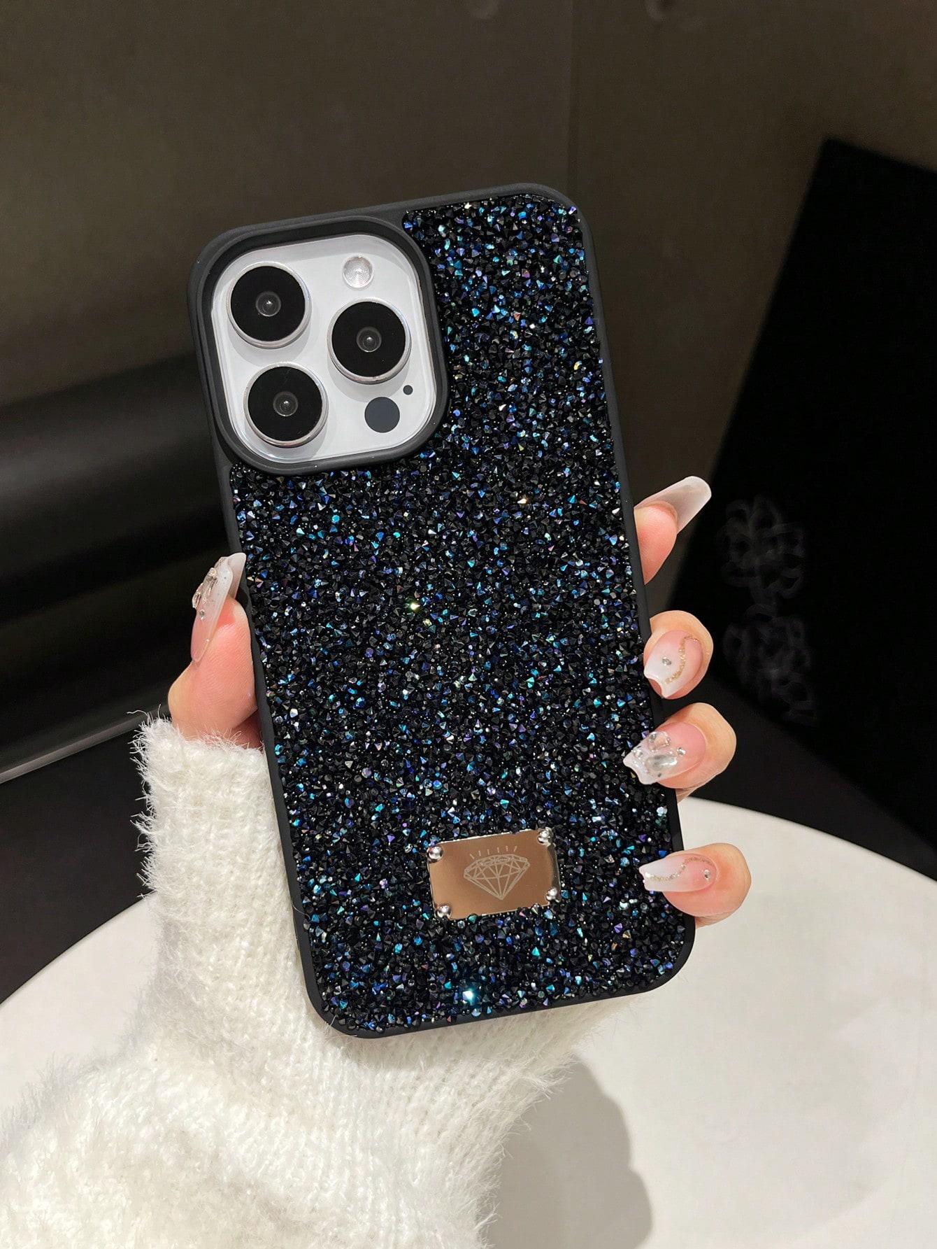SHEIN CZARNE ETUI NA TELEFON IPHONE 16 PRO S07