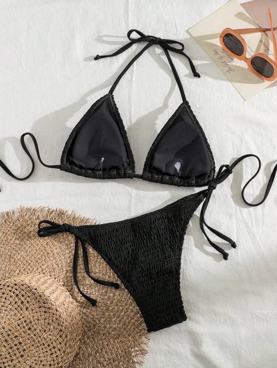SHEIN DWUCZĘŚCIOWY STRÓJ KĄPIELOWY S09__L