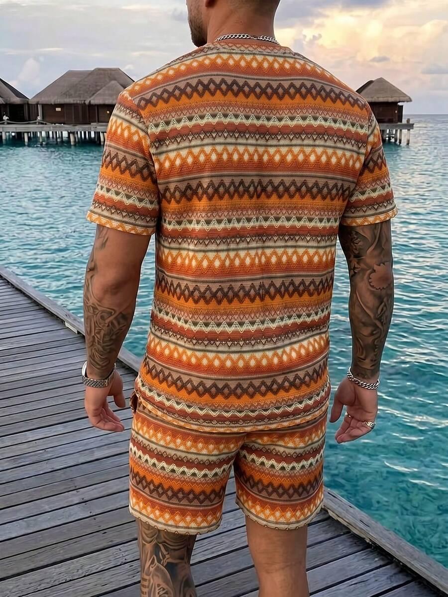 SHEIN SPODENKI PLAŻOWE WZÓR S09__XXL