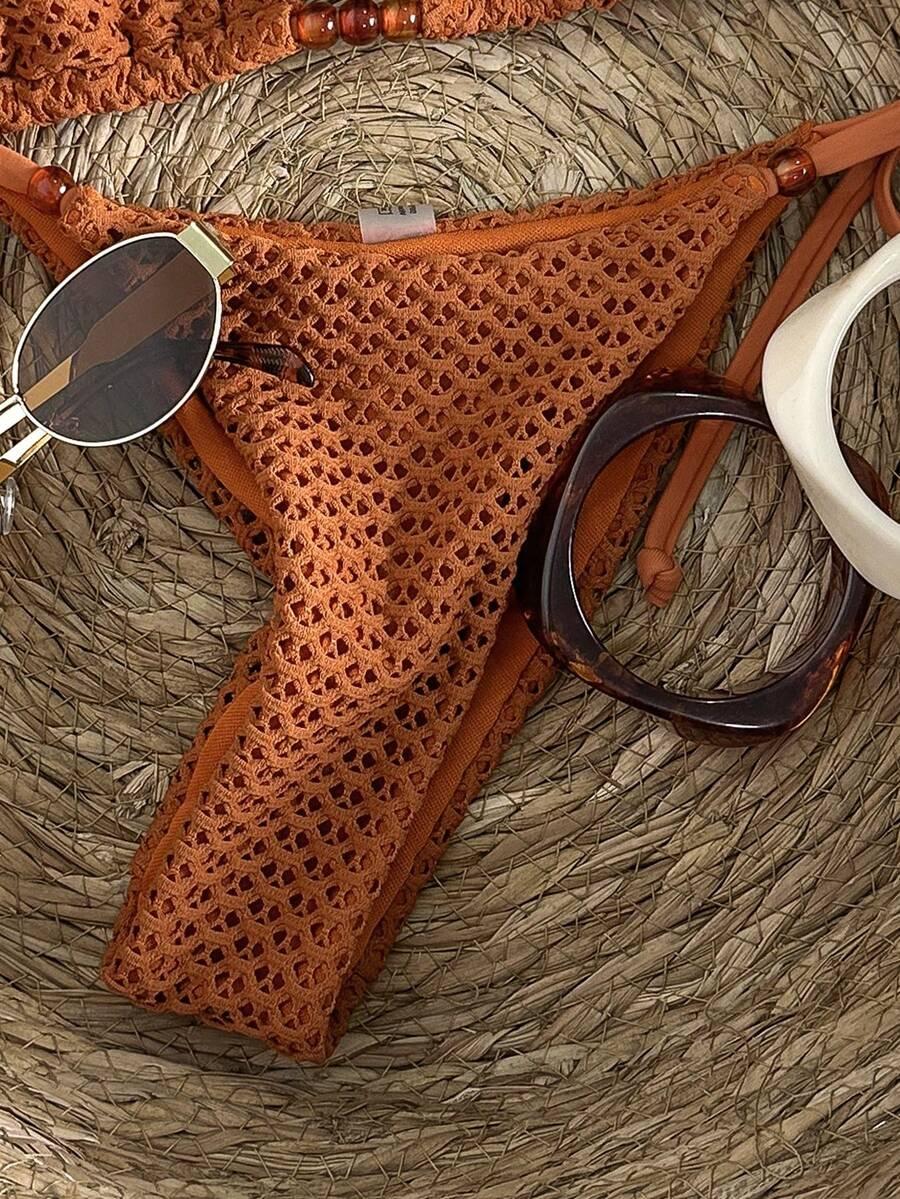 SHEIN DWUCZĘŚCIOWY STRÓJ KĄPIELOWY S09__M