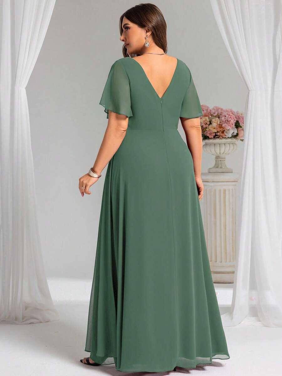 EVERPRETTY ZIELONA SUKIENKA MAXI S06__50