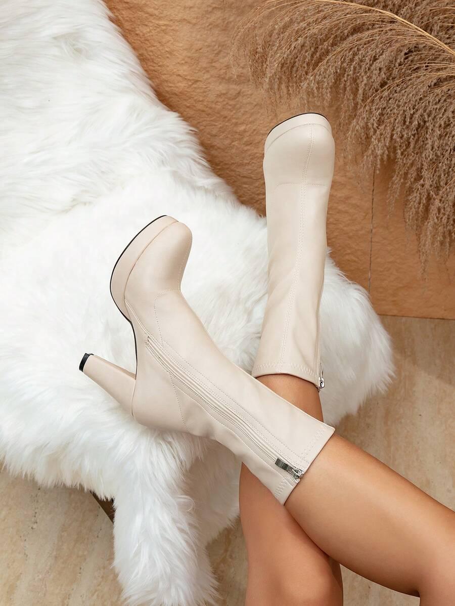 SHEIN BEŻOWE BOTKI OBCAS W01__35