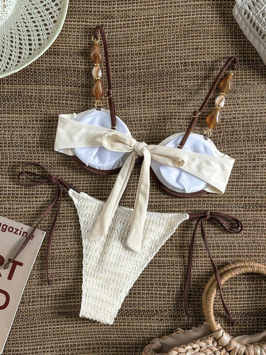 SHEIN DWUCZĘŚCIOWY STRÓJ KĄPIELOWY BIKINI S09__S