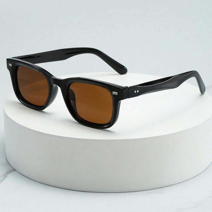 SHEIN CZARNE OKULARY PRZECIWSŁONECZNE S07