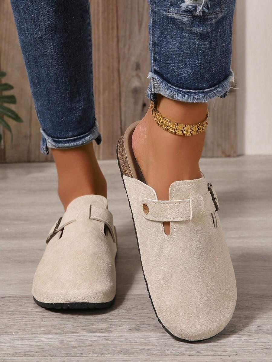 SHEIN BEŻOWE KLAPKI CASUAL S06__39,5